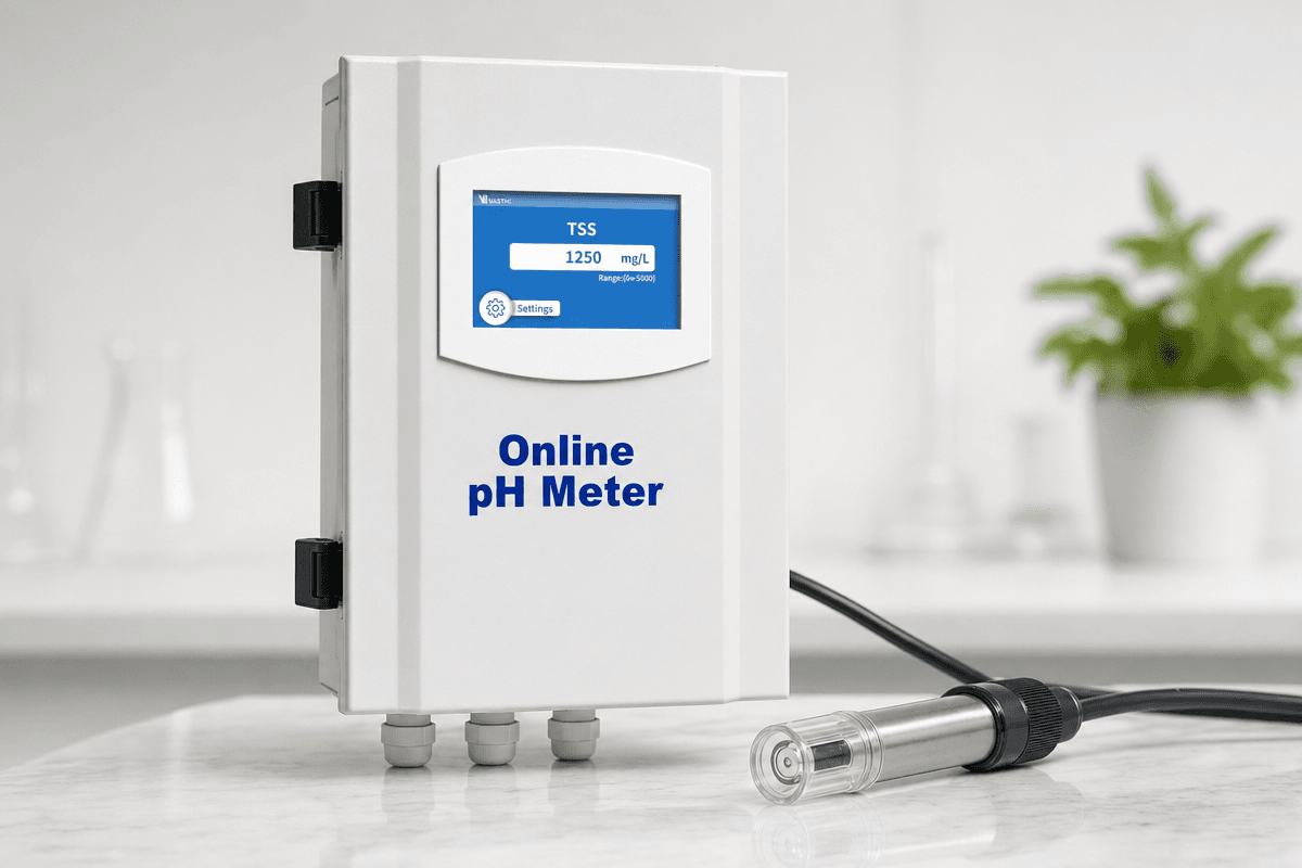 An EC meter used for measuring electrical conductivity of hydroponic nutrient solutions