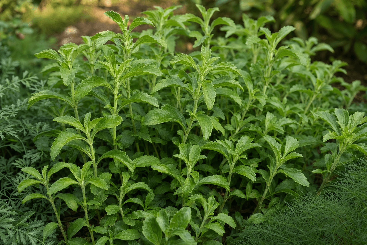 Hydroponic Stevia rebaudiana